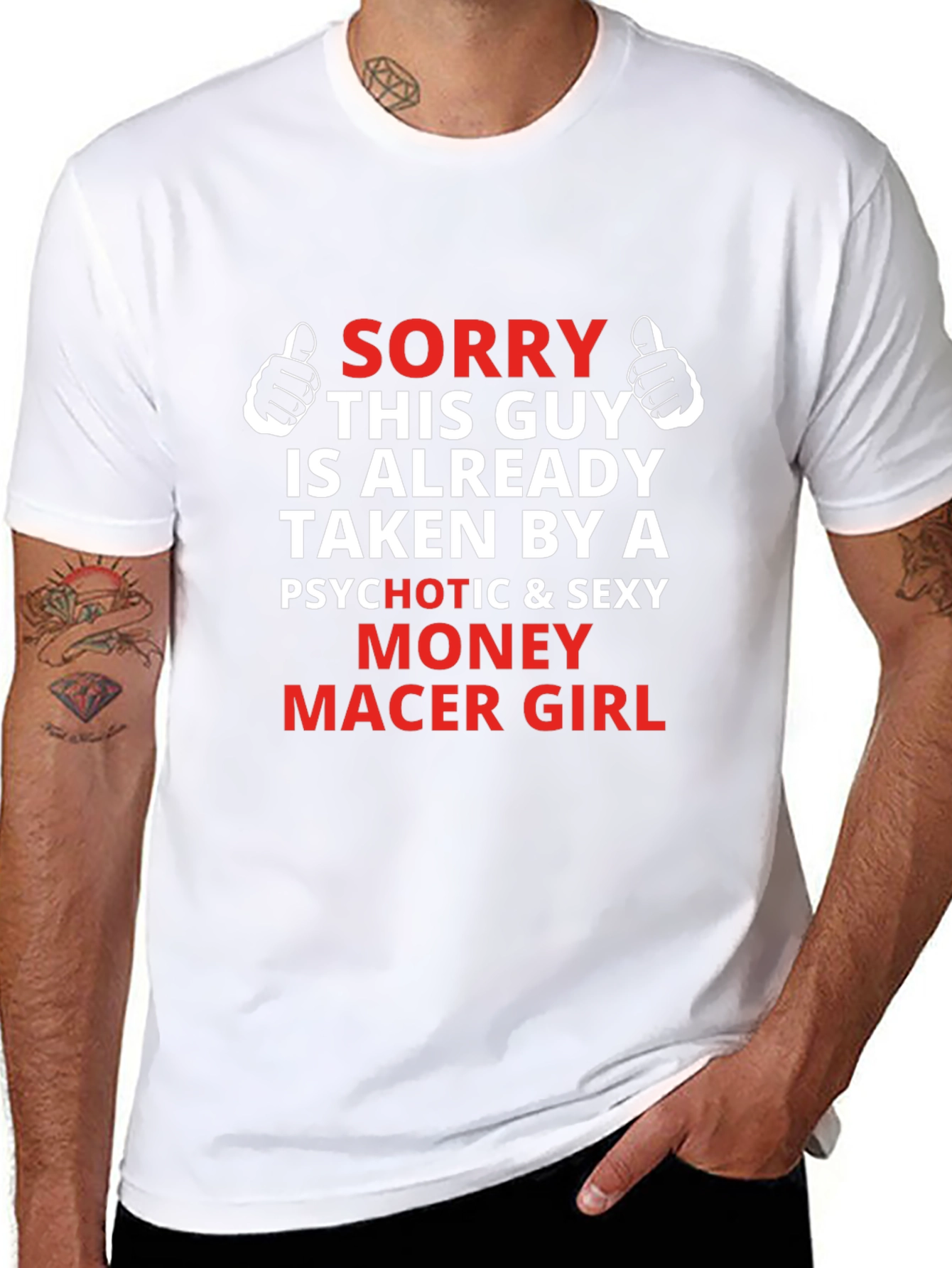 Funny Taken by a Money Maker Girl Graphic Tee