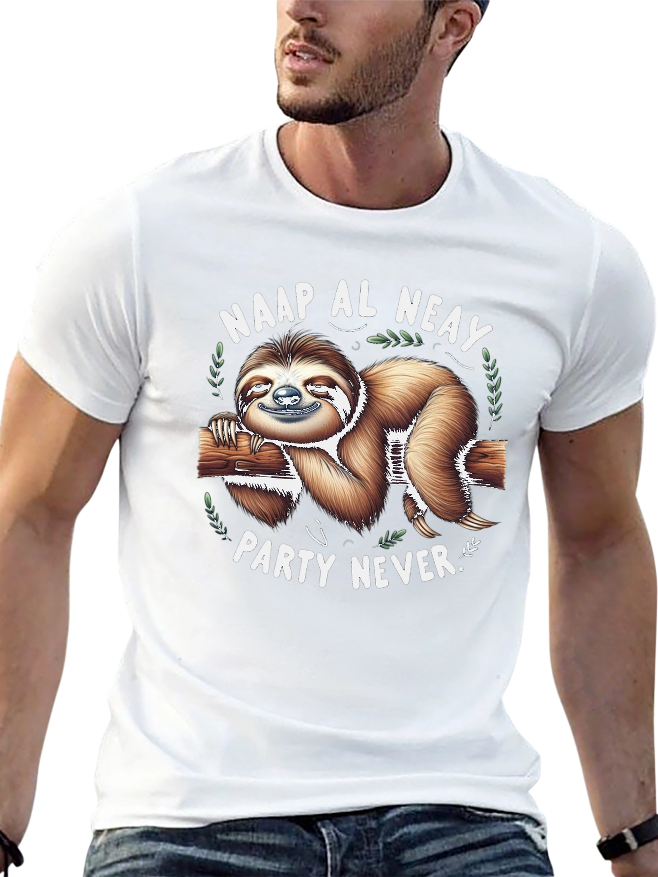 Naap al Neay Sloth T-Shirt - Party Never