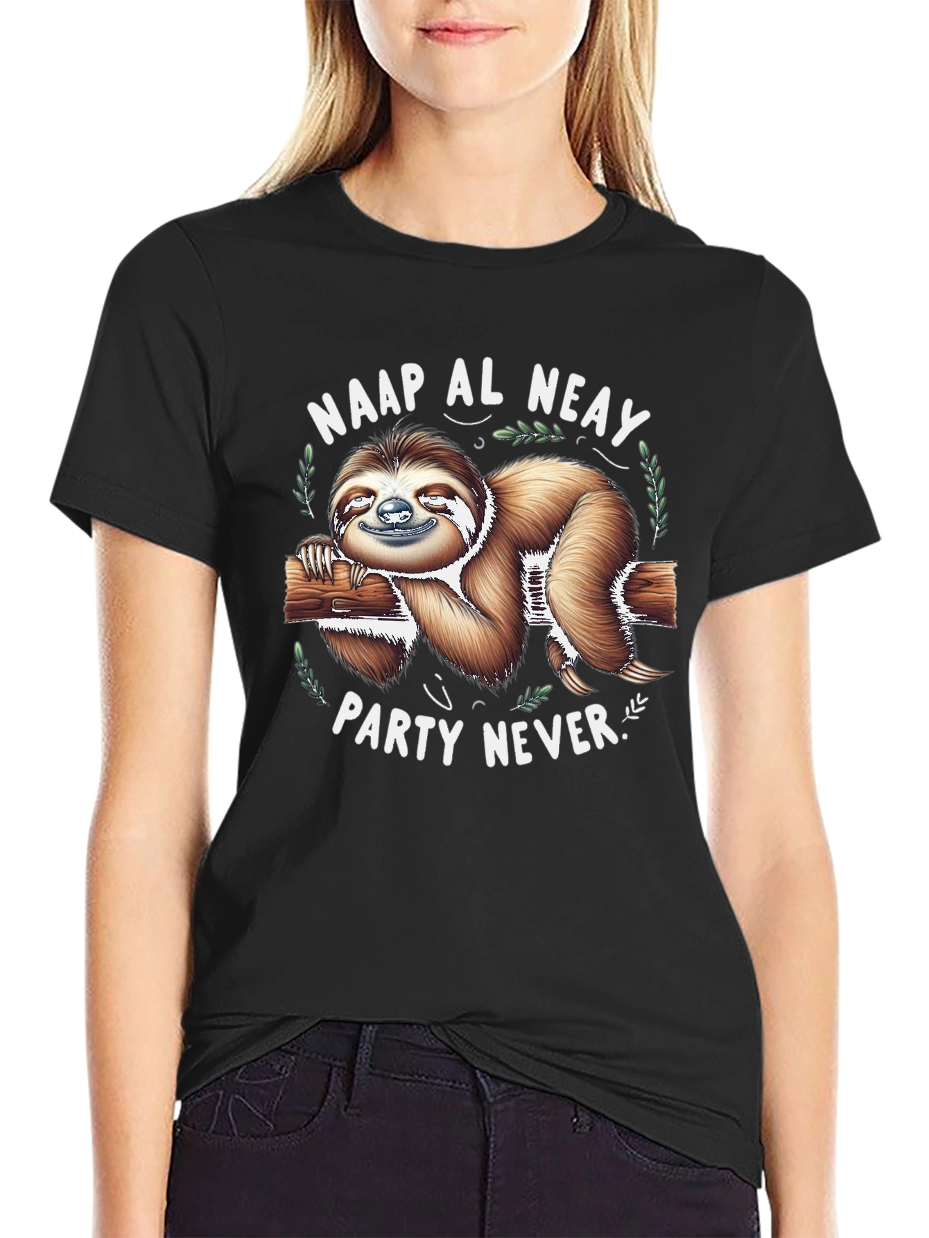 Naap al Neay Sloth T-Shirt - Party Never