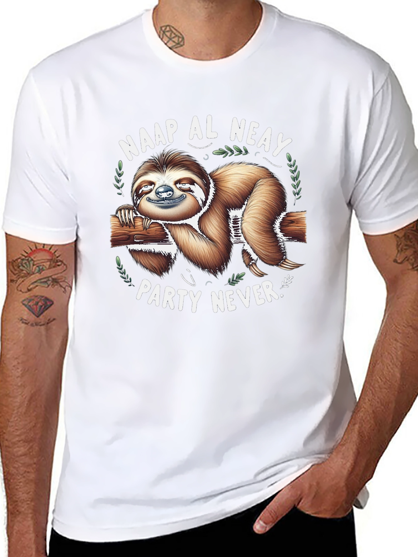 Naap al Neay Sloth T-Shirt - Party Never