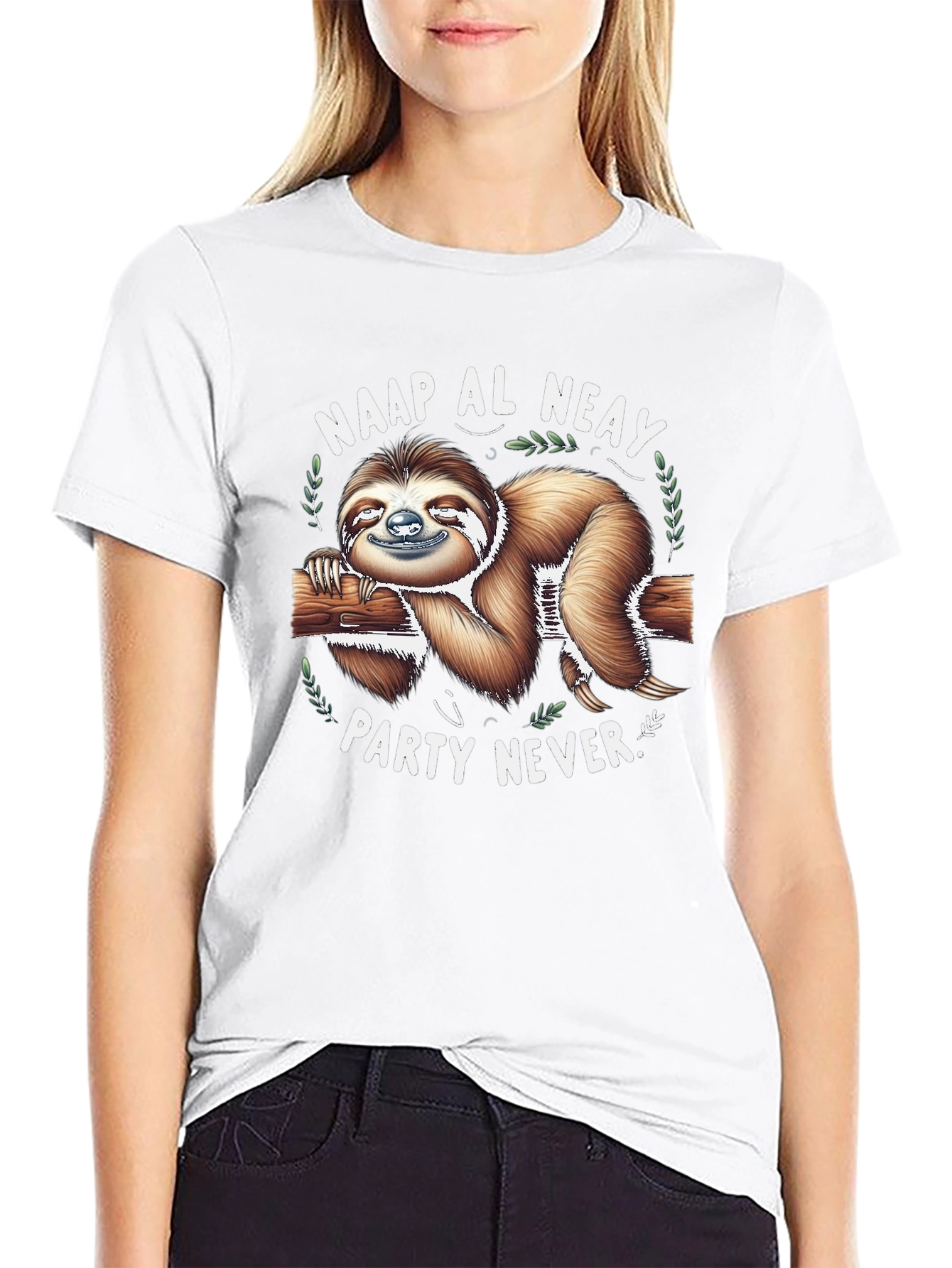 Naap al Neay Sloth T-Shirt - Party Never