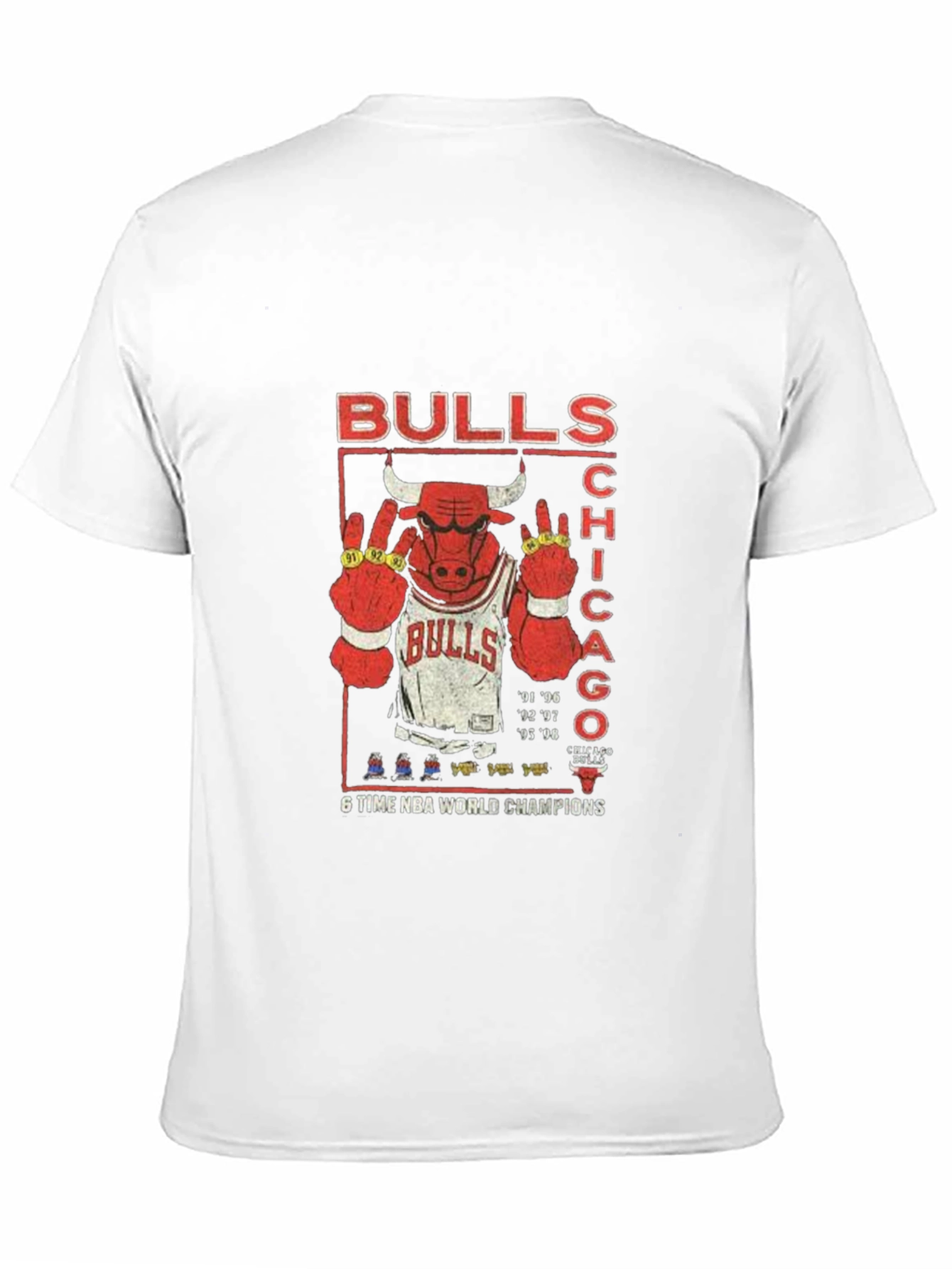 Chicago Bulls 6-Time NBA Champions T-Shirt
