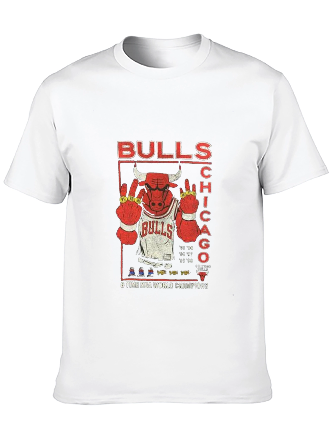 Chicago Bulls 6-Time NBA Champions T-Shirt