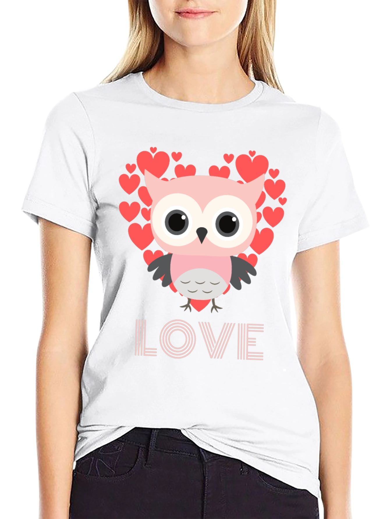 Owl Love Valentines Day T-Shirt