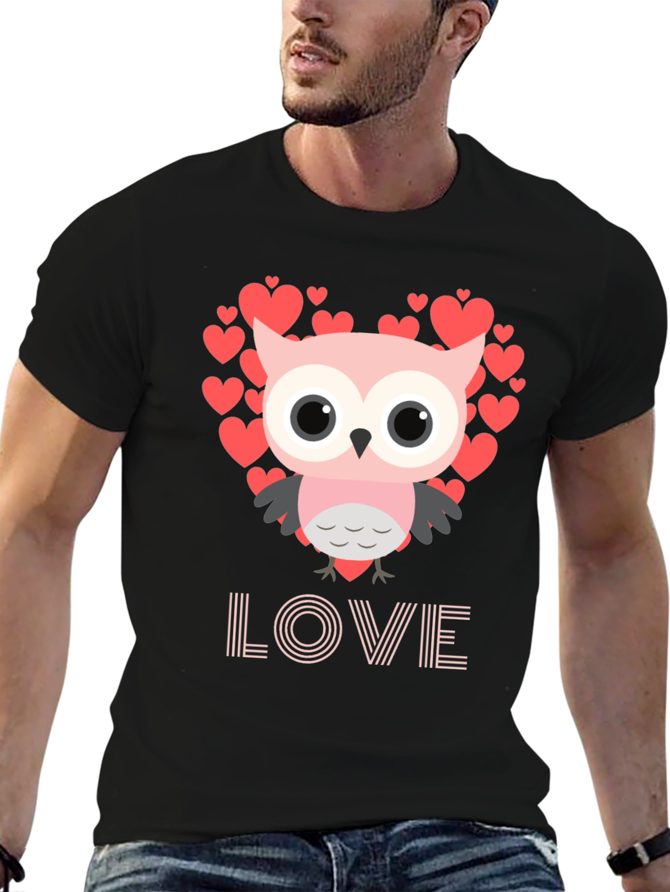 Owl Love Valentines Day T-Shirt