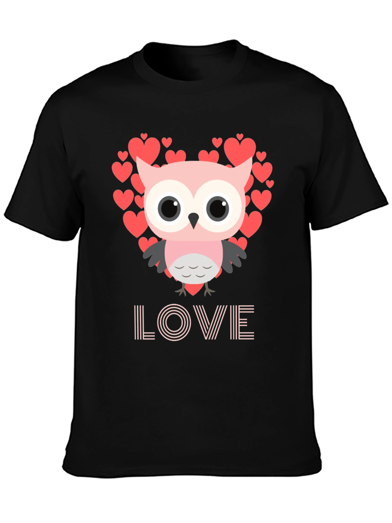 Owl Love Valentines Day T-Shirt