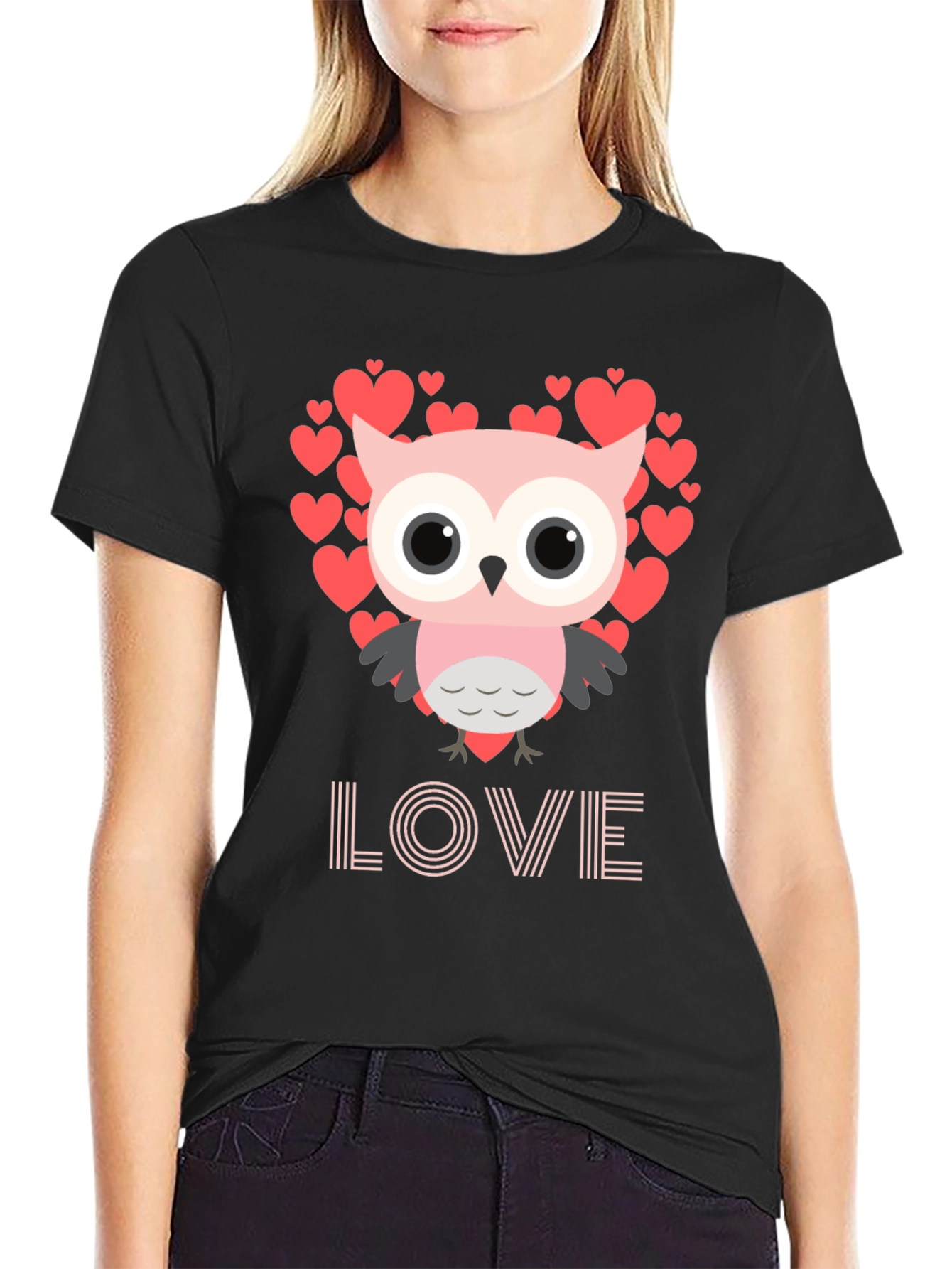 Owl Love Valentines Day T-Shirt