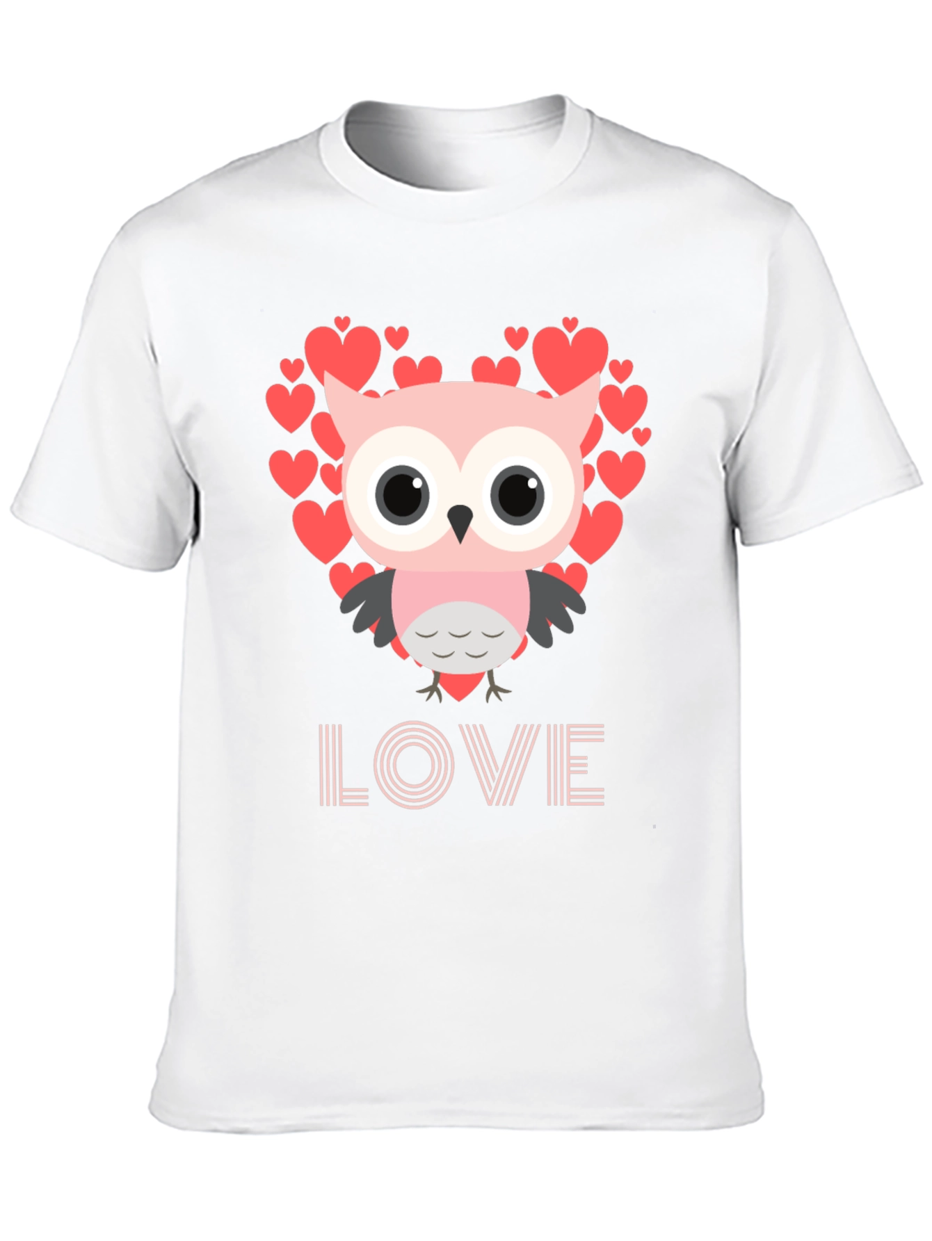 Owl Love Valentines Day T-Shirt