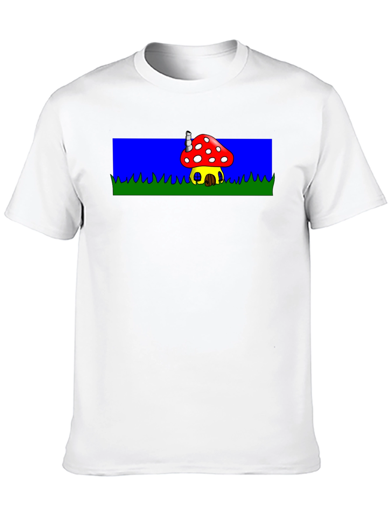 Mushroom House Graphic Tee - Fun & Unique!