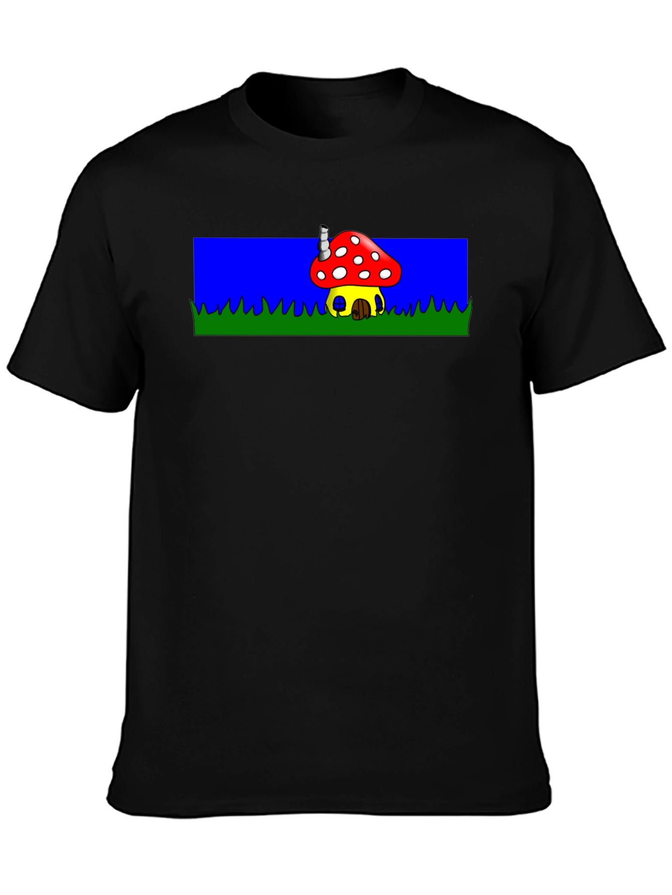 Mushroom House Graphic Tee - Fun & Unique!