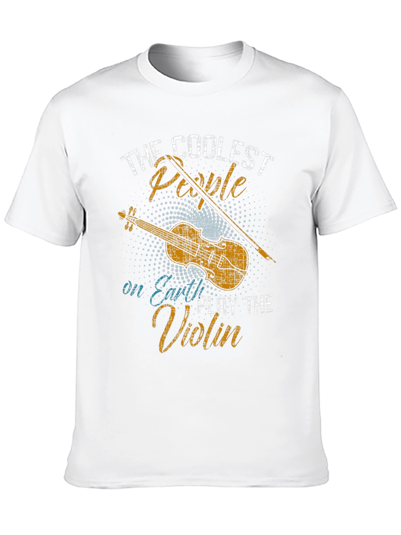 Coolest People Violin T-Shirt - Music Lover Tee