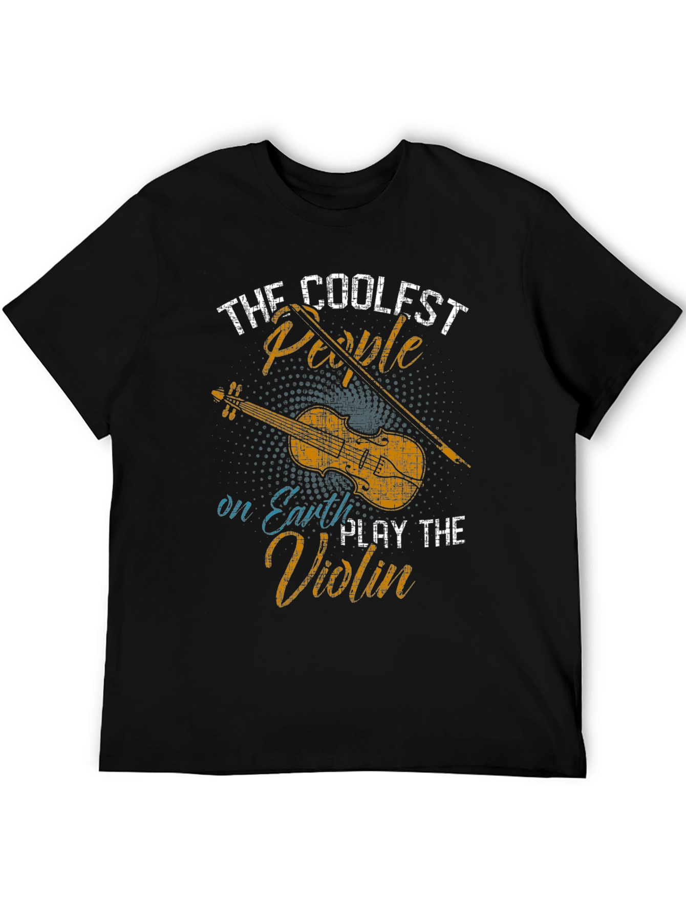 Coolest People Violin T-Shirt - Music Lover Tee