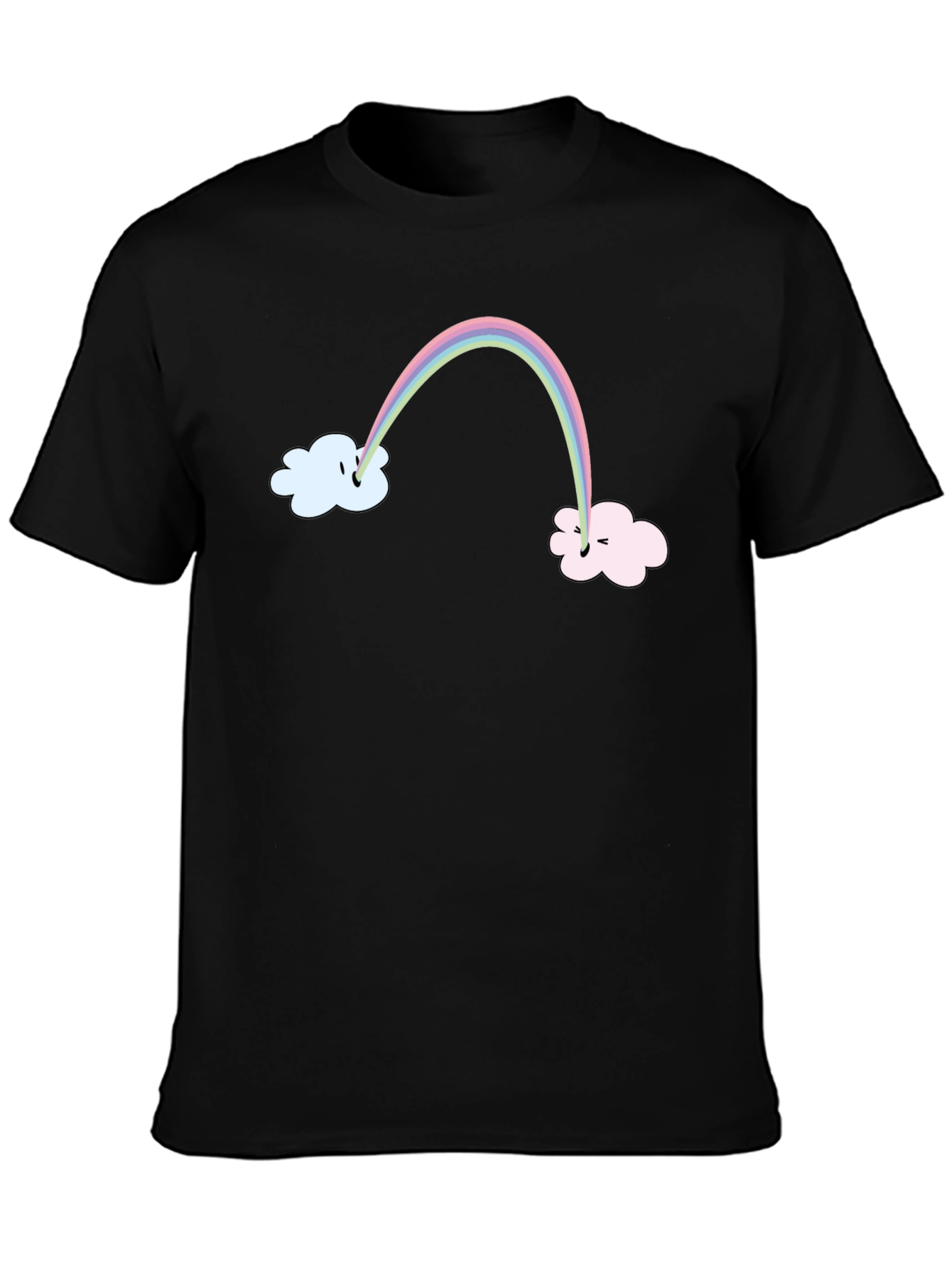 Rainbow Cloud T-Shirt - Whimsical Design
