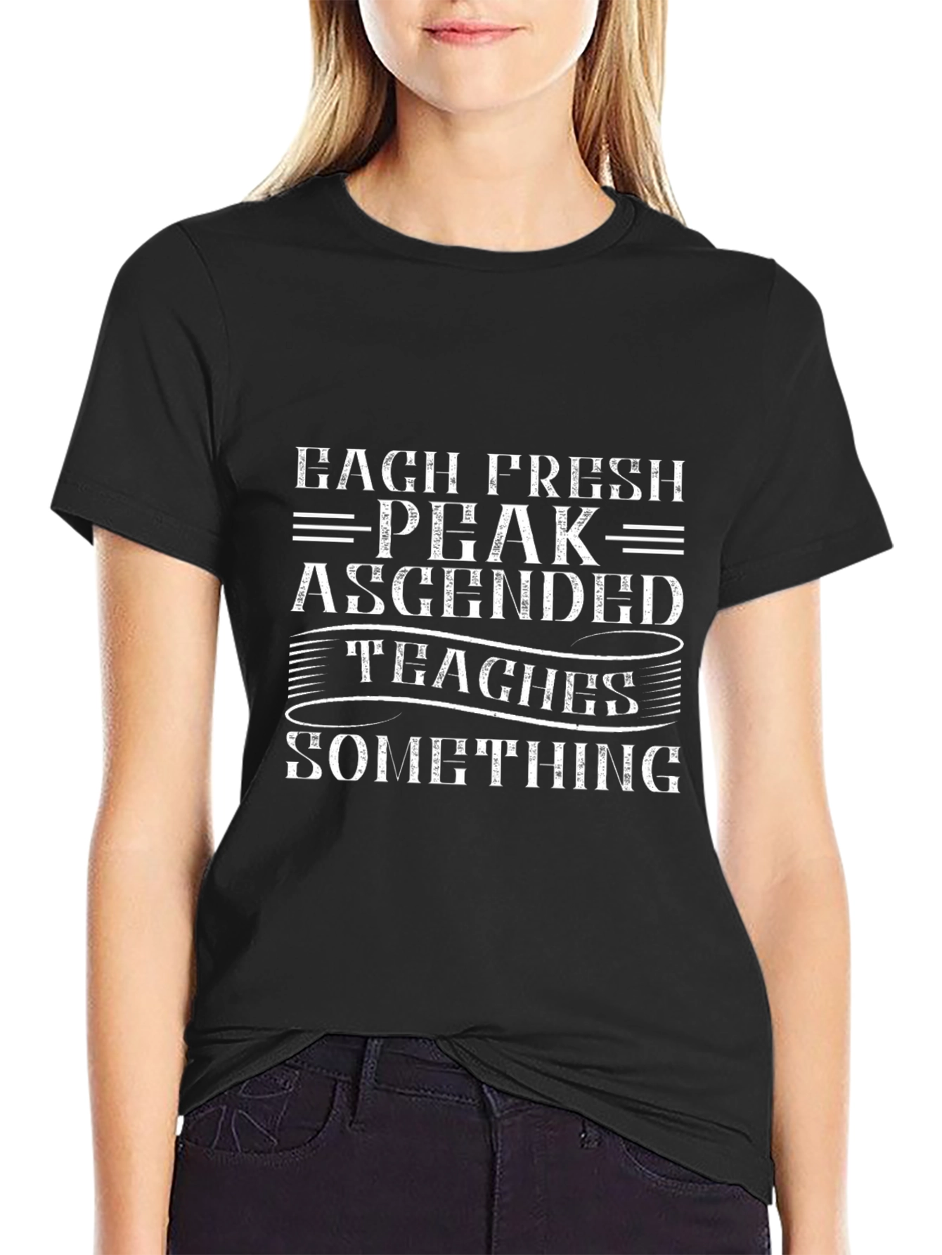 Ascended Peak Graphic Tee - Black