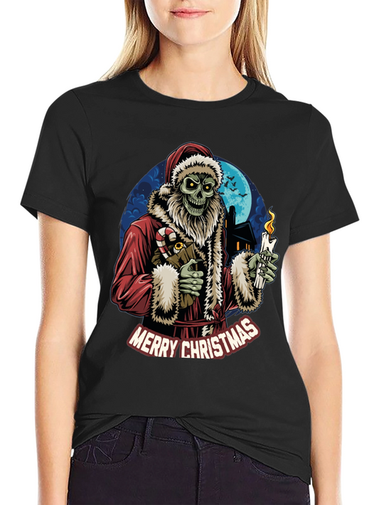 Merry Christmas Zombie Santa T-Shirt