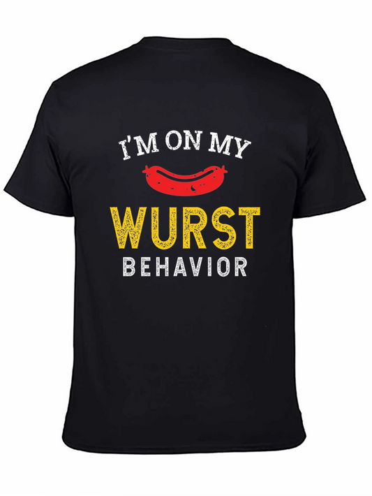 Im on My Wurst Behavior Graphic T-Shirt