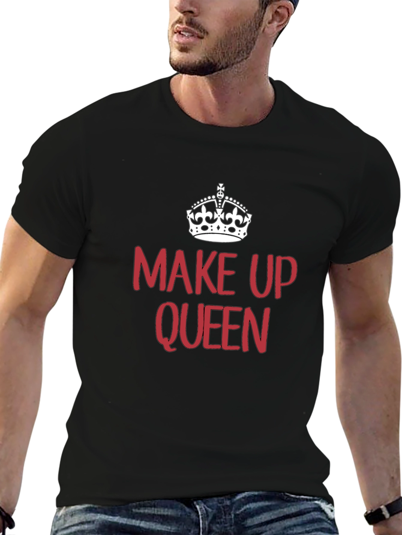 Make Up Queen Black T-Shirt