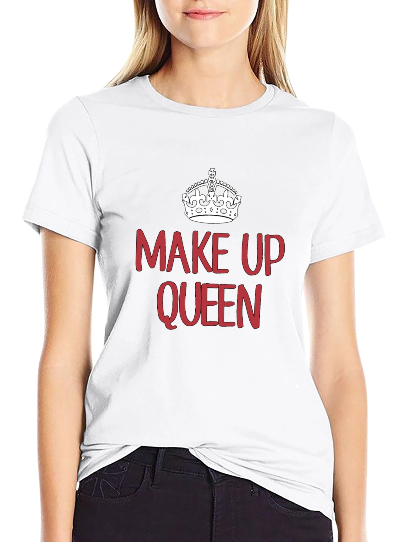 Make Up Queen Black T-Shirt