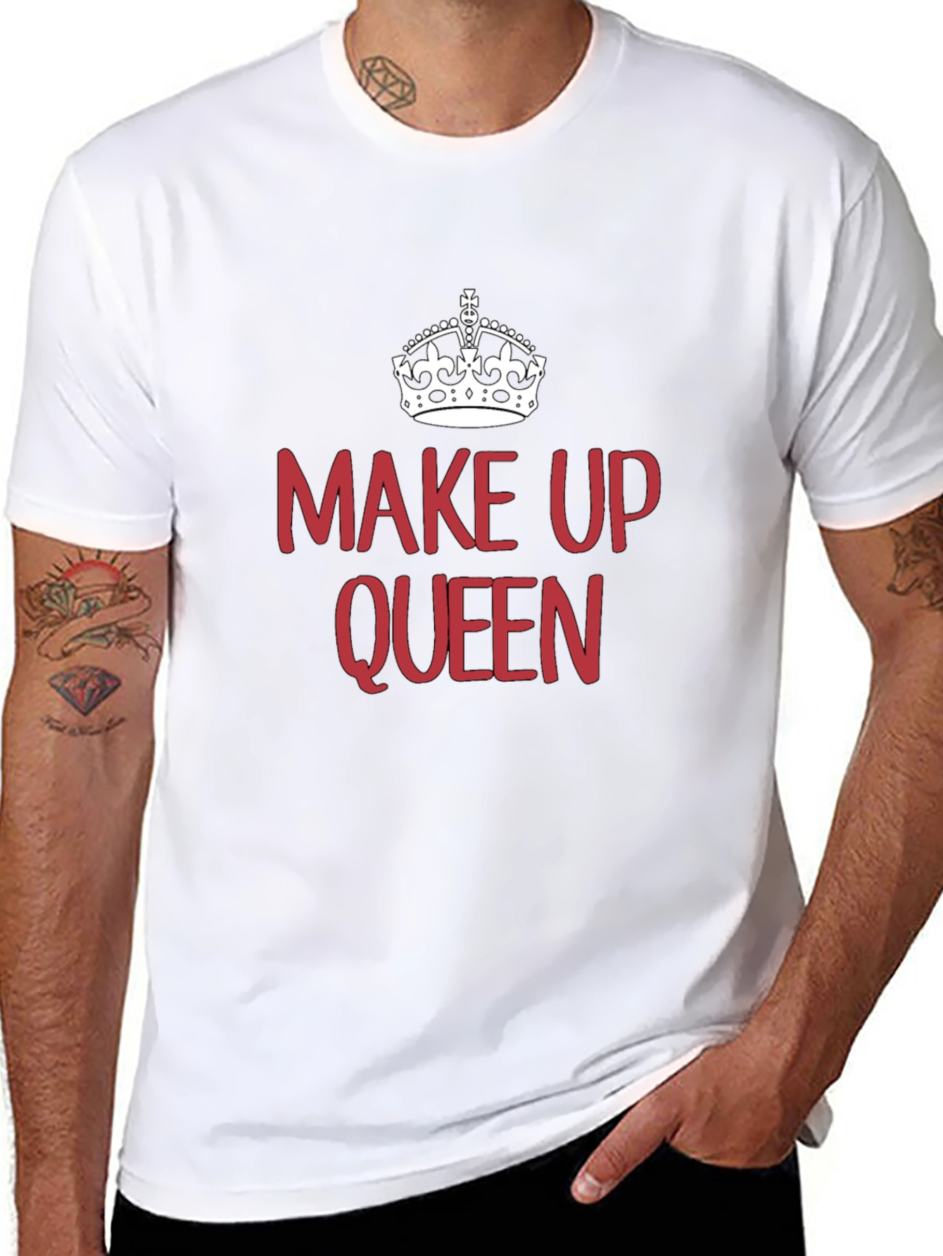 Make Up Queen Black T-Shirt