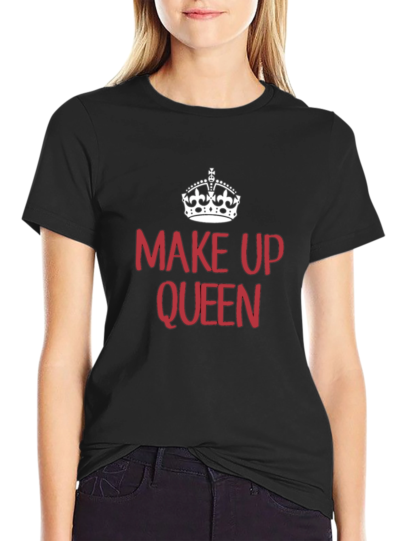 Make Up Queen Black T-Shirt