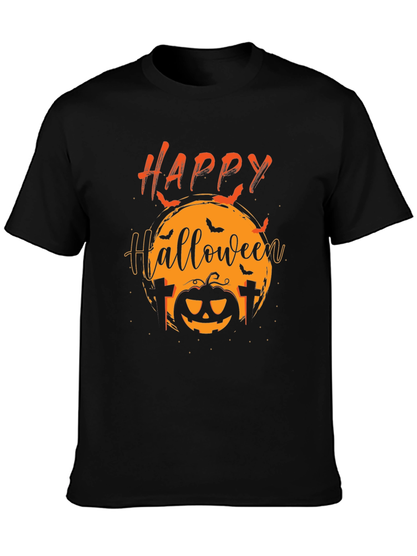 Happy Halloween Graphic Tee - Spooky Season Shirt