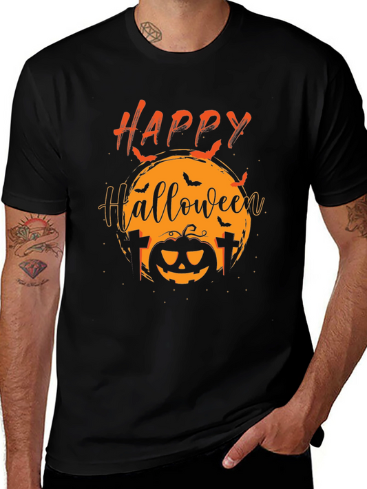 Happy Halloween Graphic Tee - Spooky Season Shirt