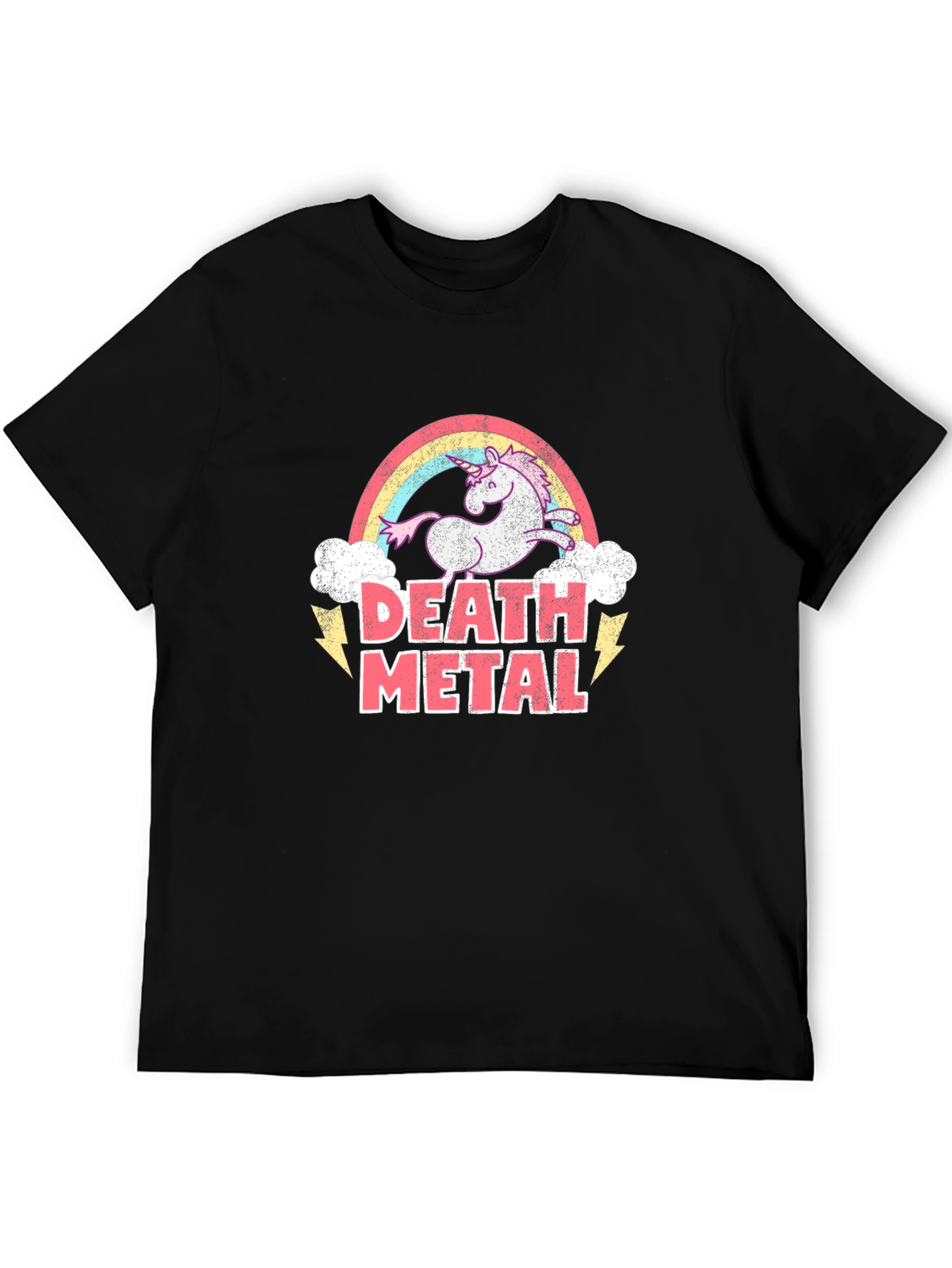 Death Metal Unicorn T-Shirt Black