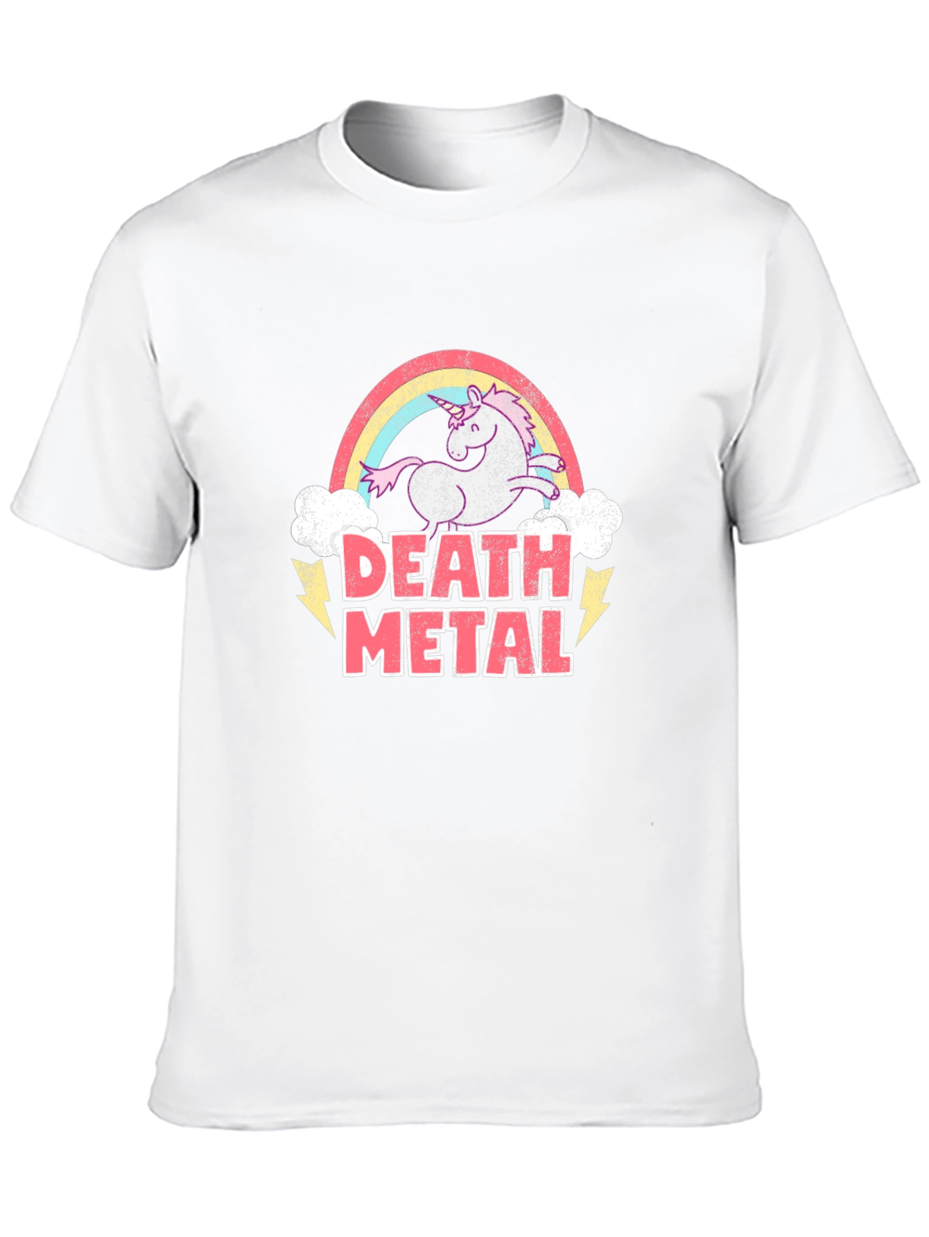 Death Metal Unicorn T-Shirt Black