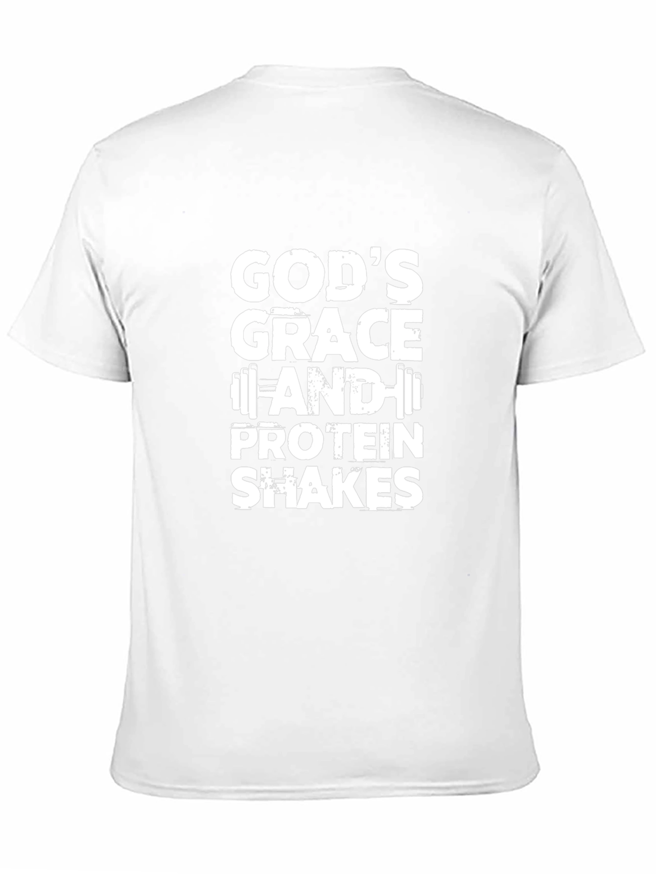 Gods Grace & Protein Shakes Black T-Shirt