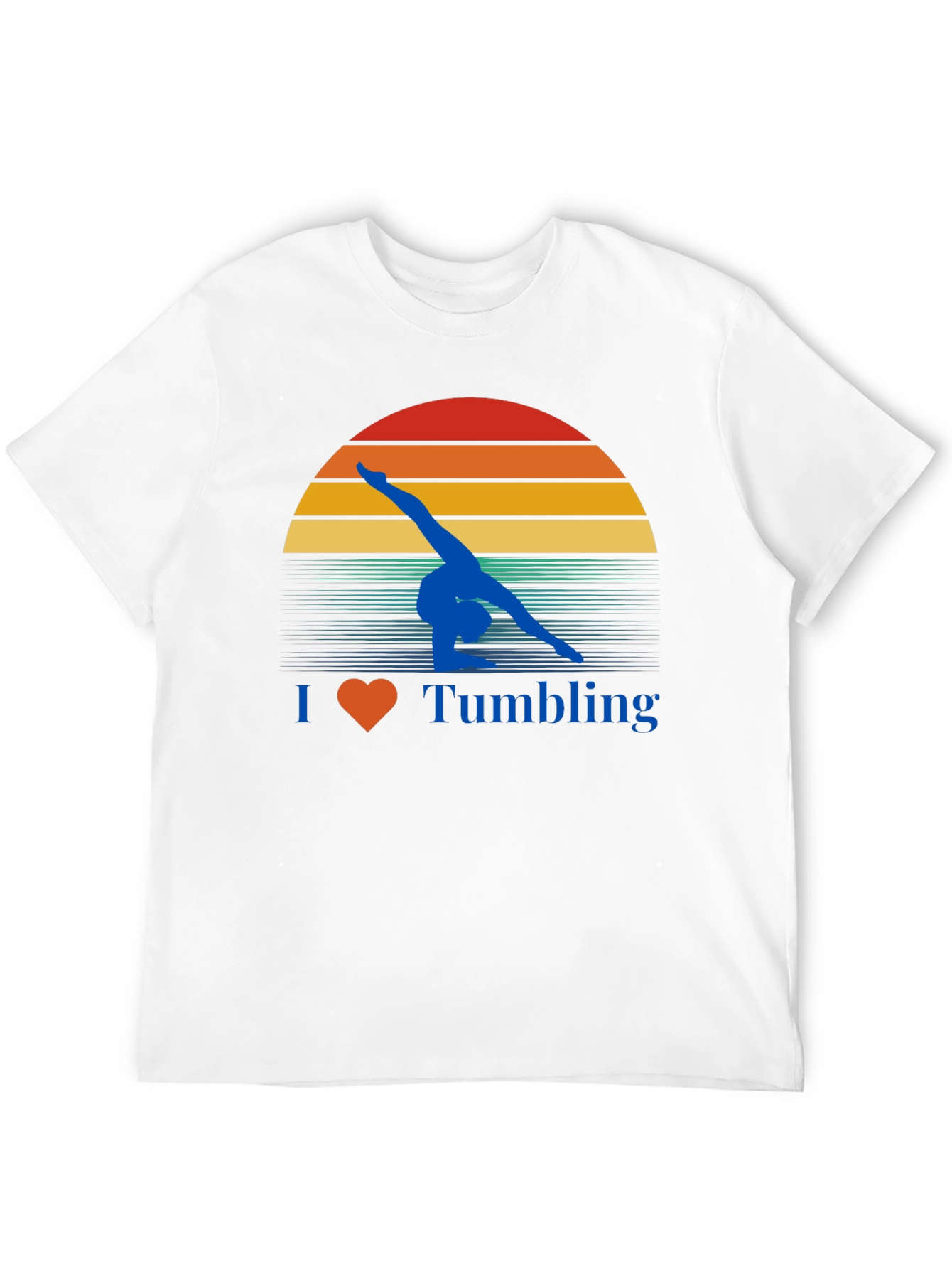 I Love Tumbling Gymnastics T-Shirt