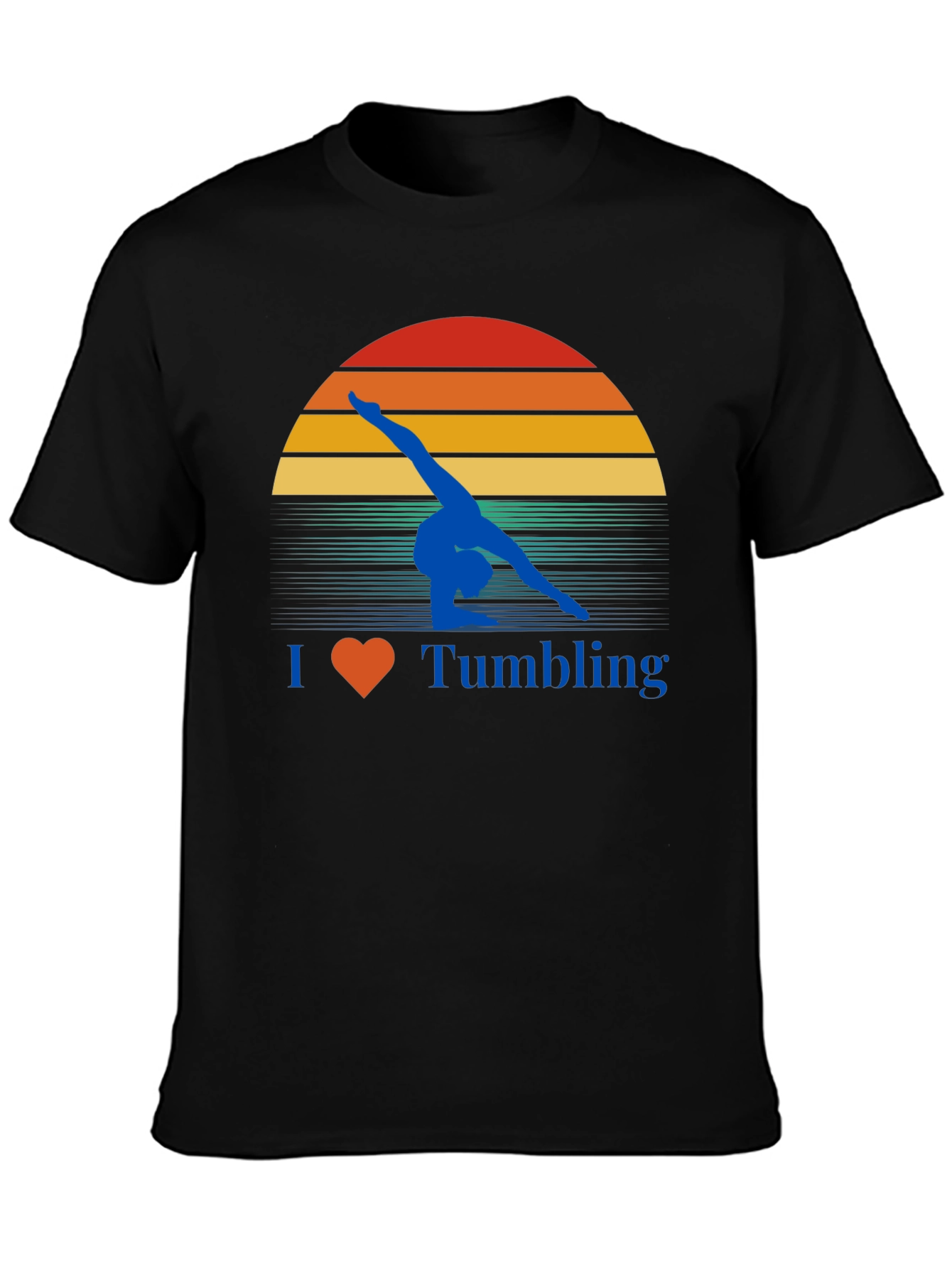 I Love Tumbling Gymnastics T-Shirt