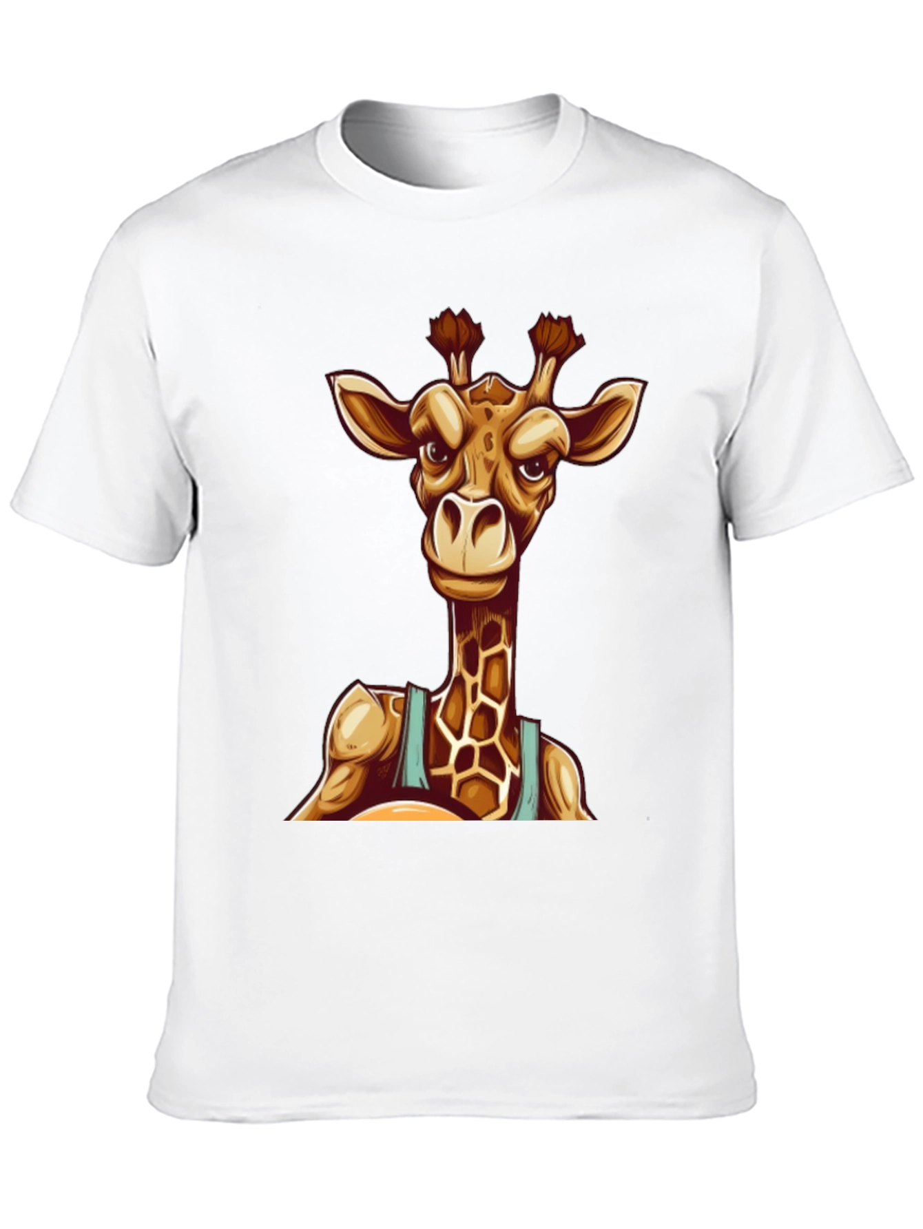 Giraffe Athlete Graphic T-Shirt