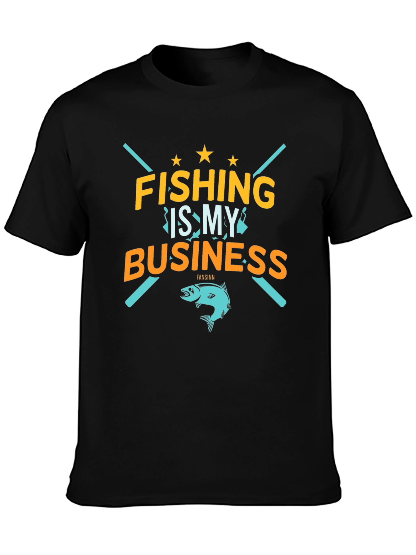 Fishing Is My Business Graphic T-Shirt