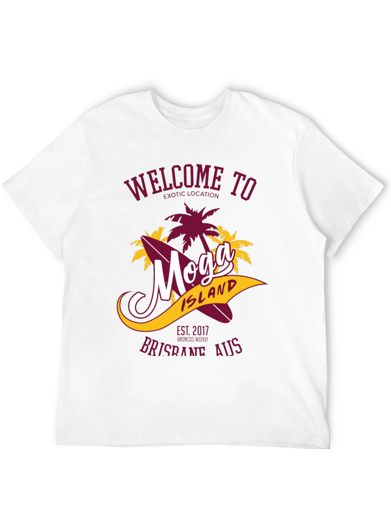 Moga Island T-Shirt - Brisbane AUS - Exotic Location