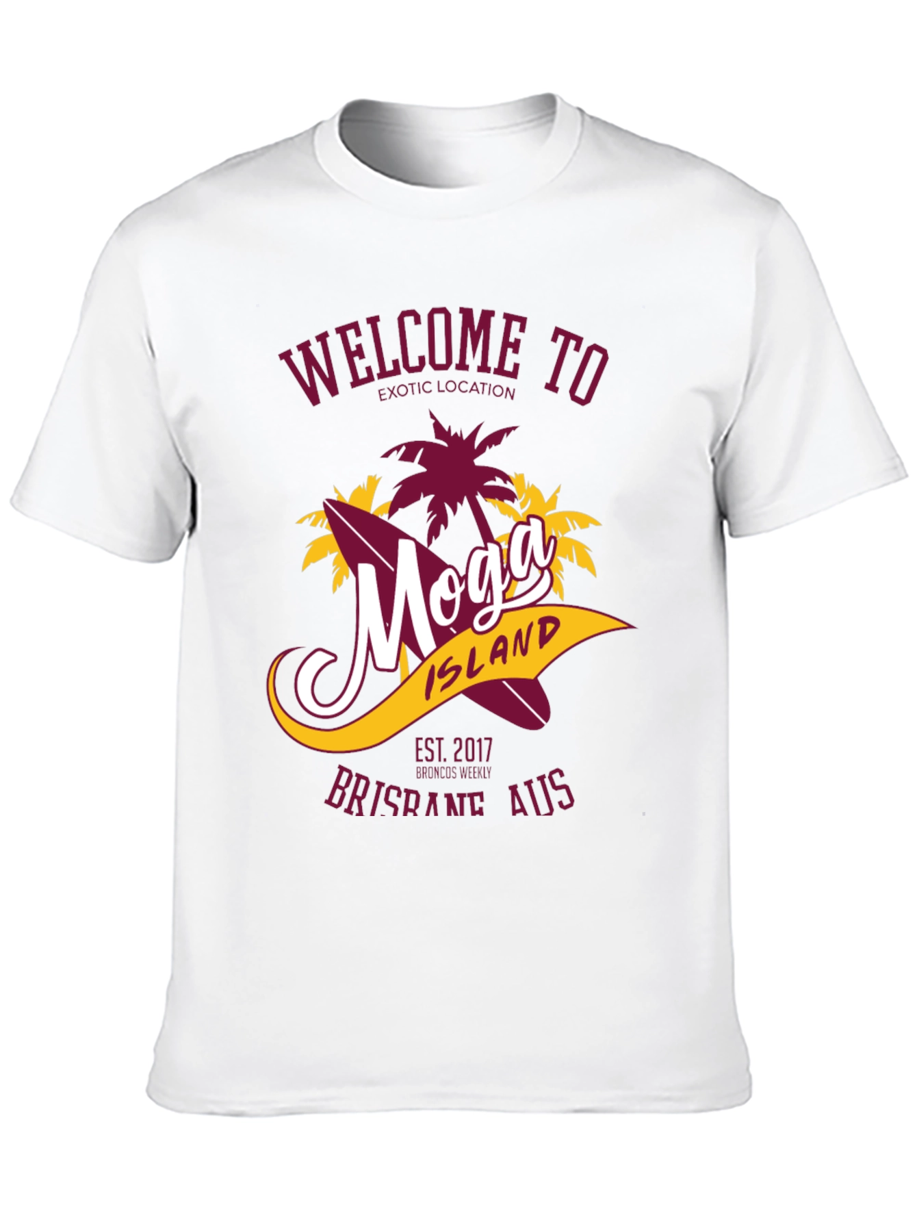 Moga Island T-Shirt - Brisbane AUS - Exotic Location
