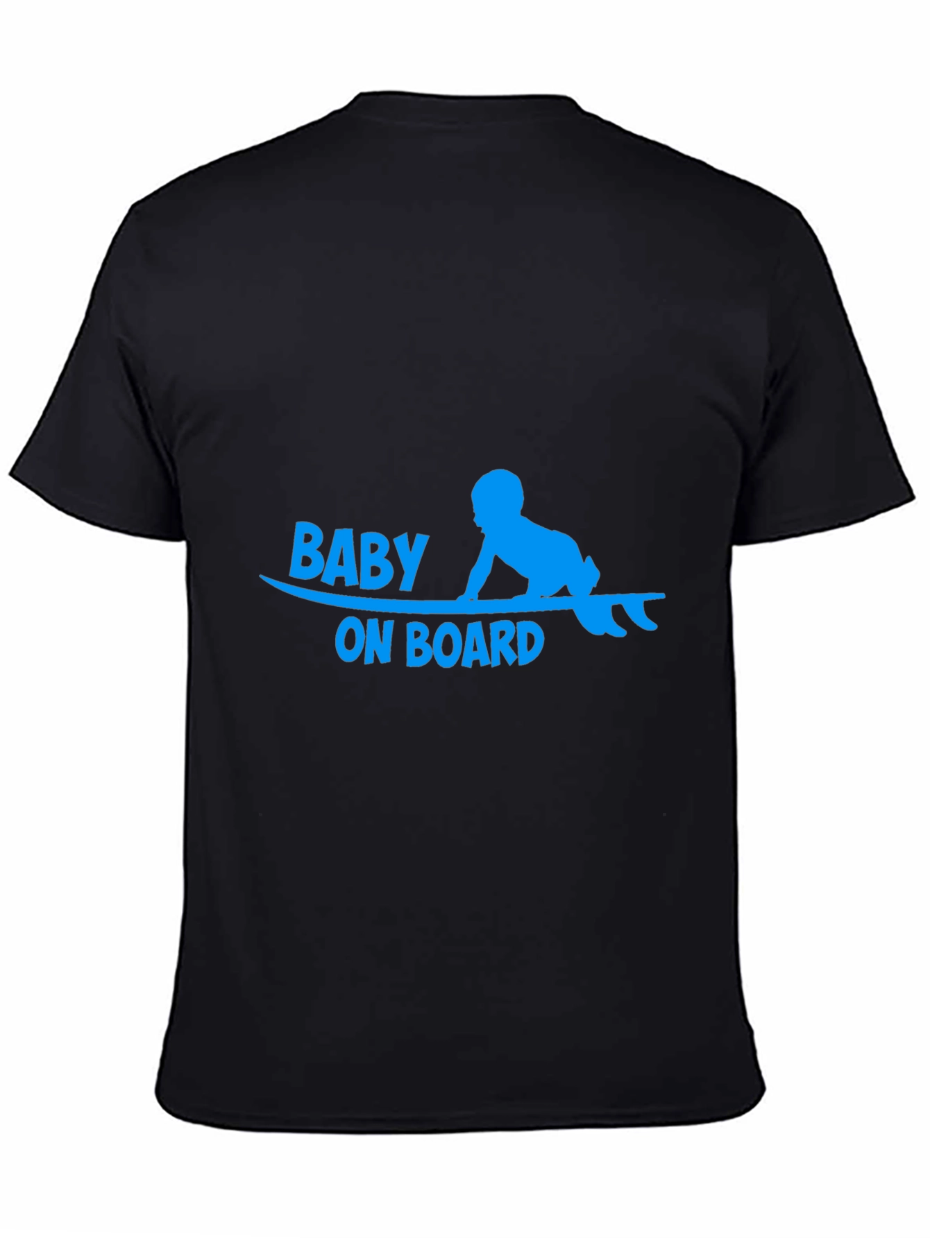 Baby on Board T-Shirt - Surfing Baby Design
