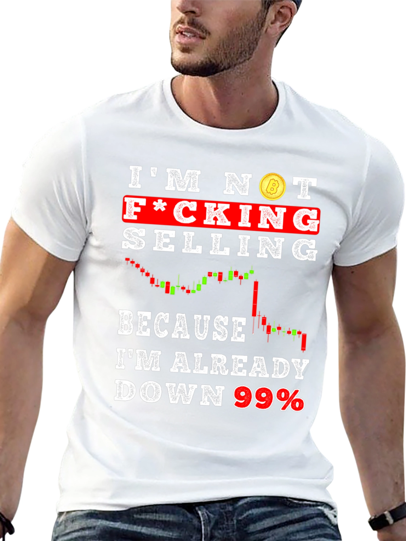 Im Not F*cking Selling T-Shirt Crypto Bitcoin Design