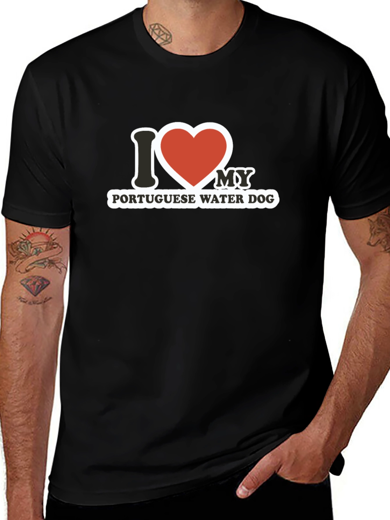 I Heart My Portuguese Water Dog T-Shirt