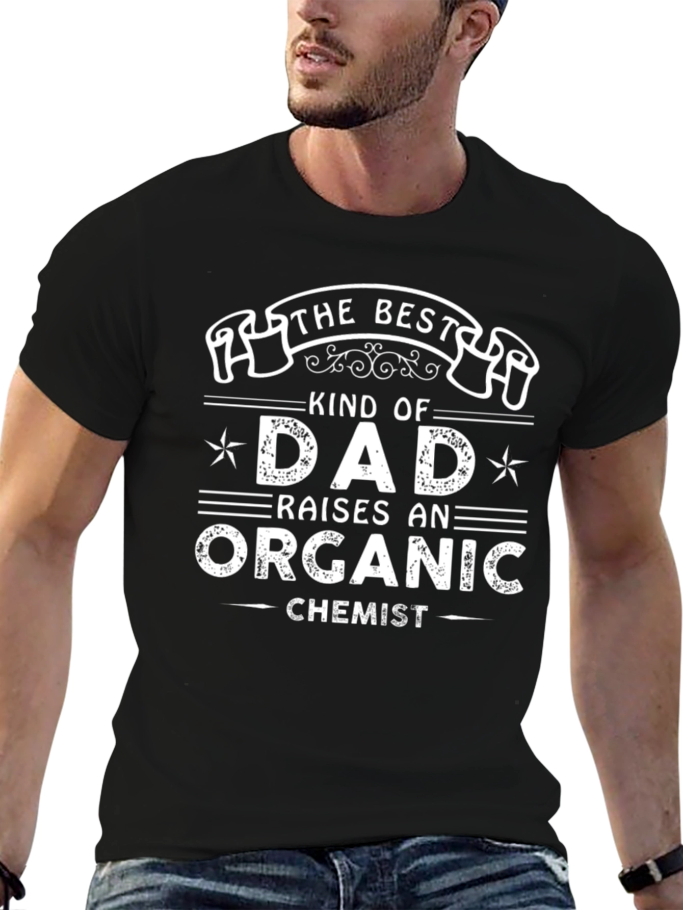 Best Dad Organic Chemist T-Shirt - Mens