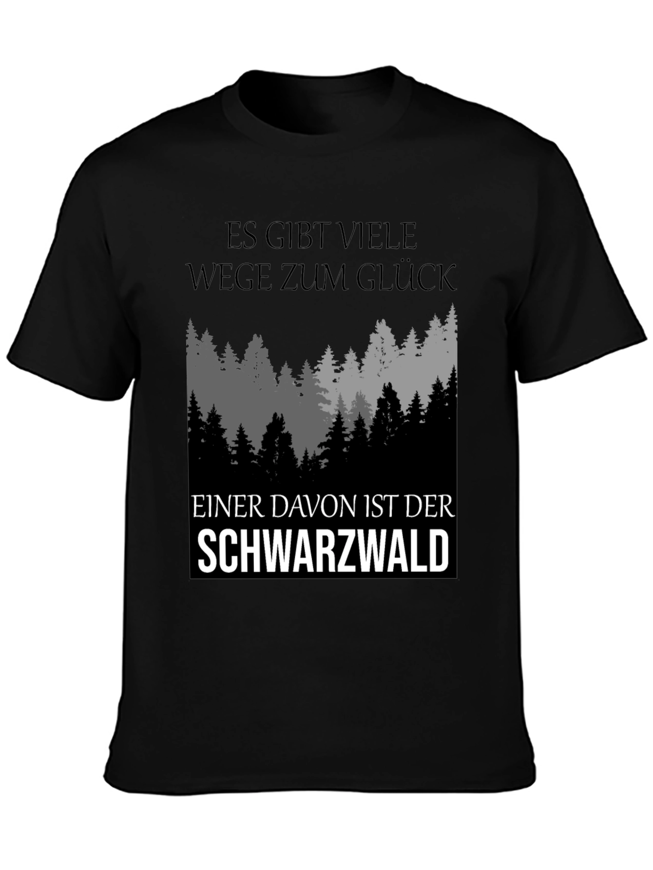 Black Forest Germany Graphic Tee Shirt
