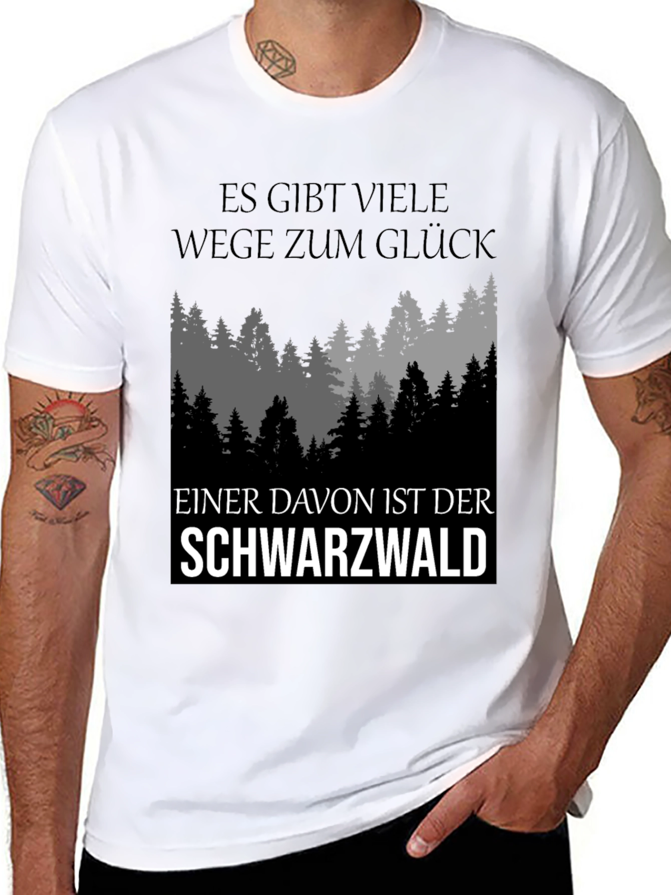Black Forest Germany Graphic Tee Shirt