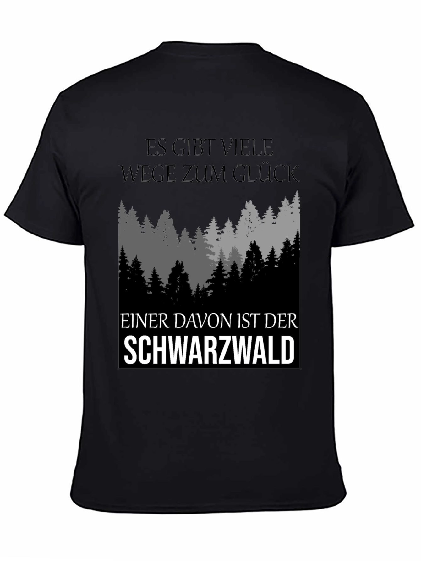 Black Forest Germany Graphic Tee Shirt