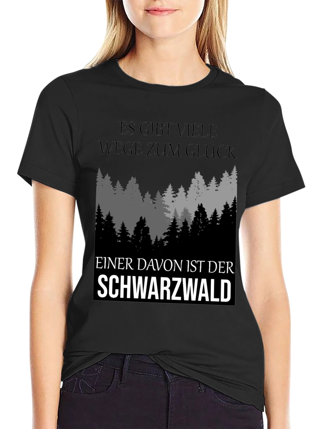 Black Forest Germany Graphic Tee Shirt