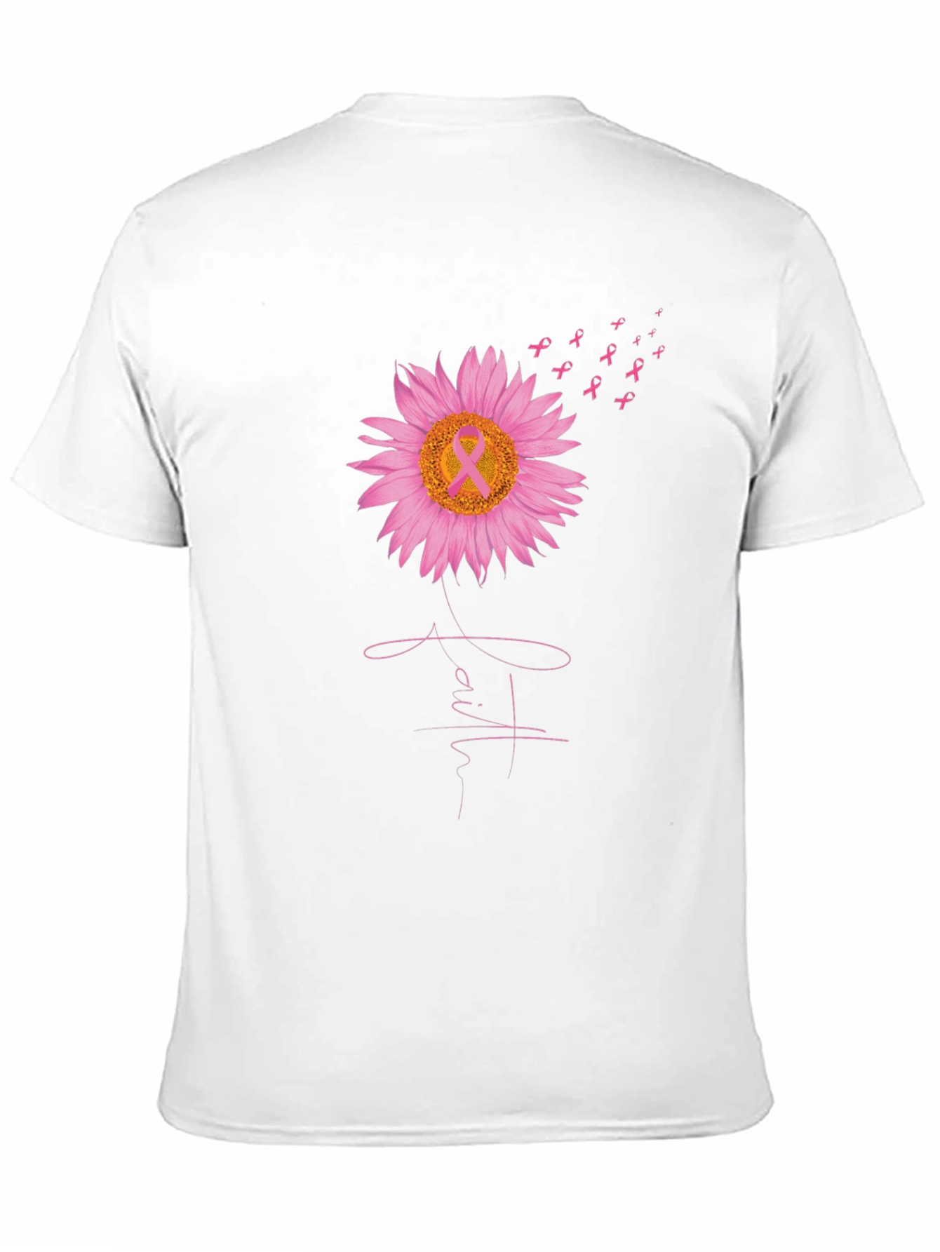Breast Cancer Awareness Sunflower T-Shirt