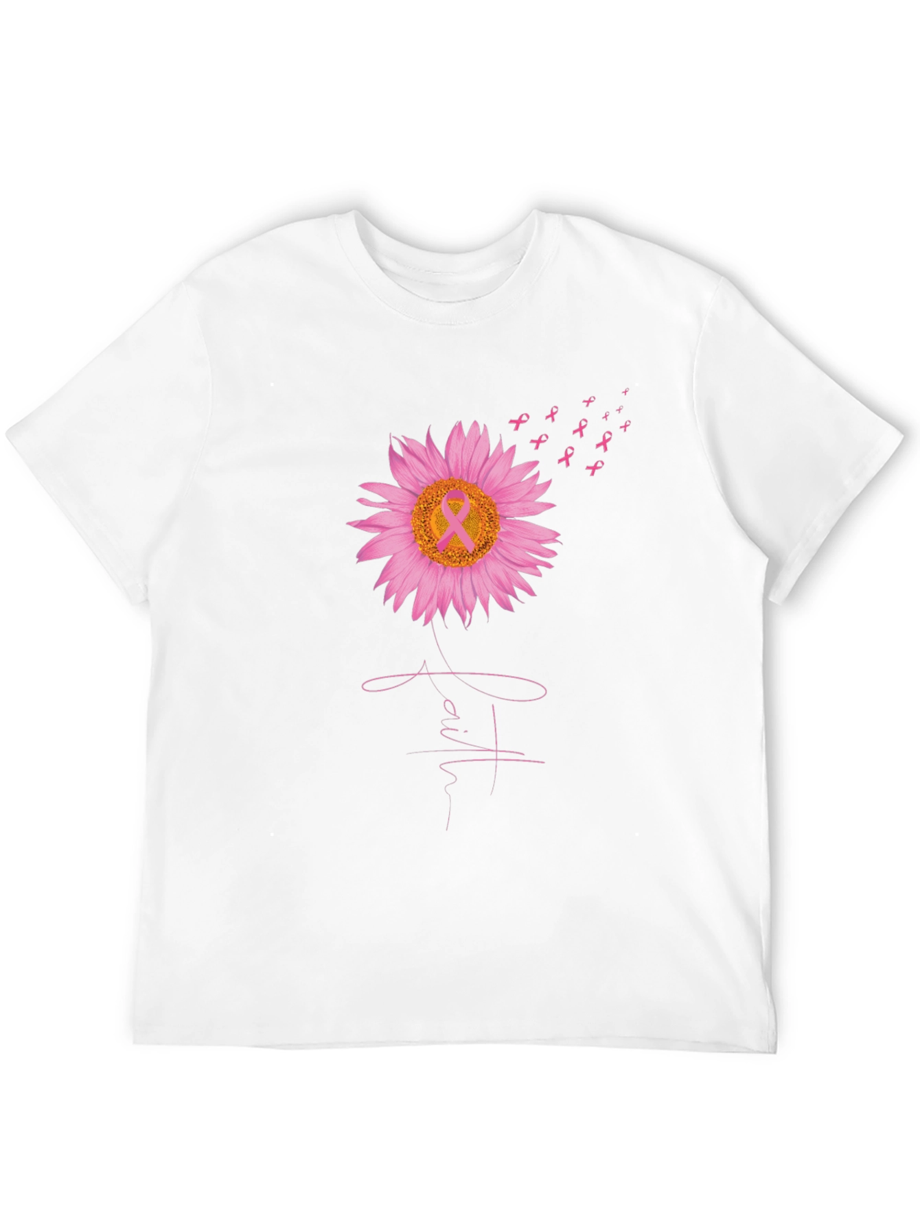 Breast Cancer Awareness Sunflower T-Shirt