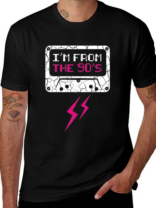 Im From the 90s Cassette T-Shirt - Vintage Retro Style