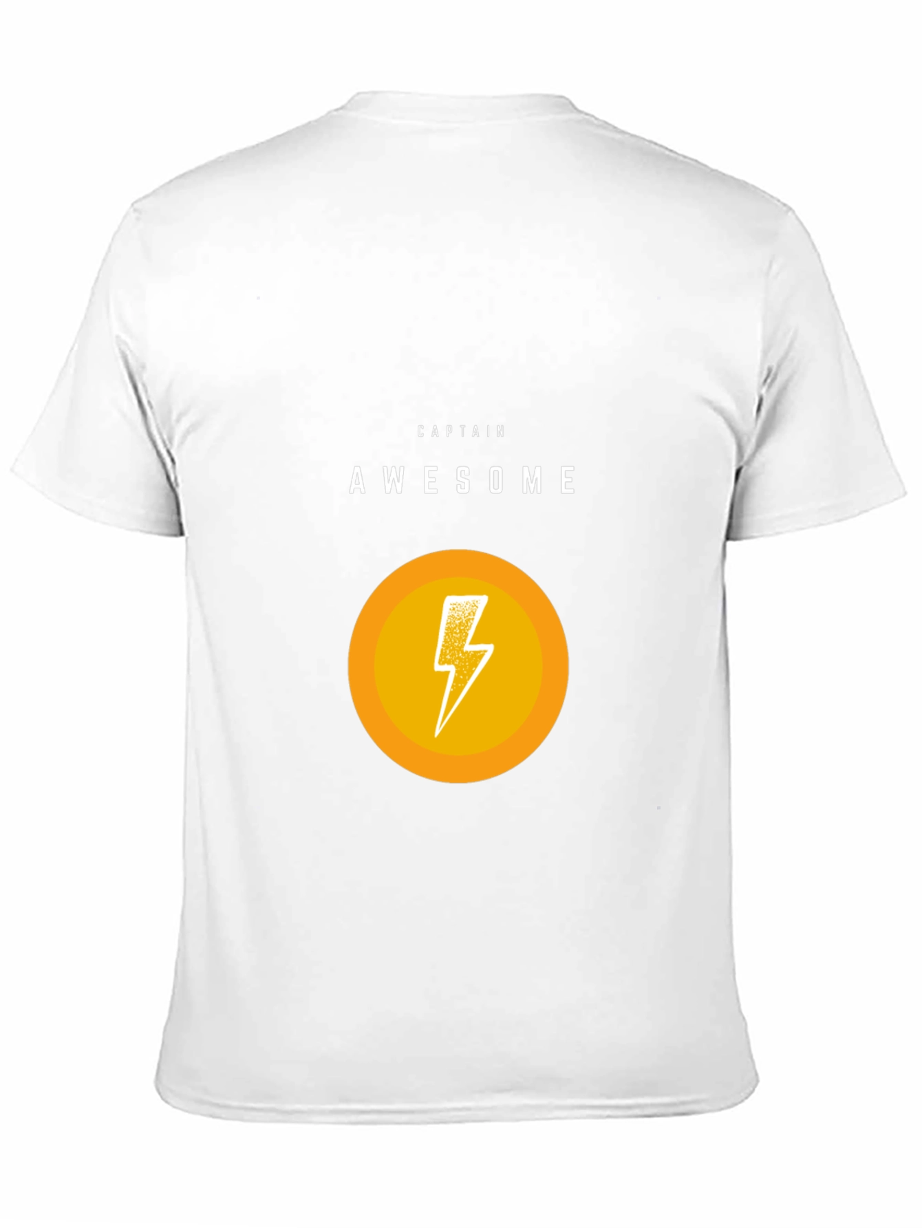 Captain Awesome Graphic T-Shirt - Black Cotton Blend