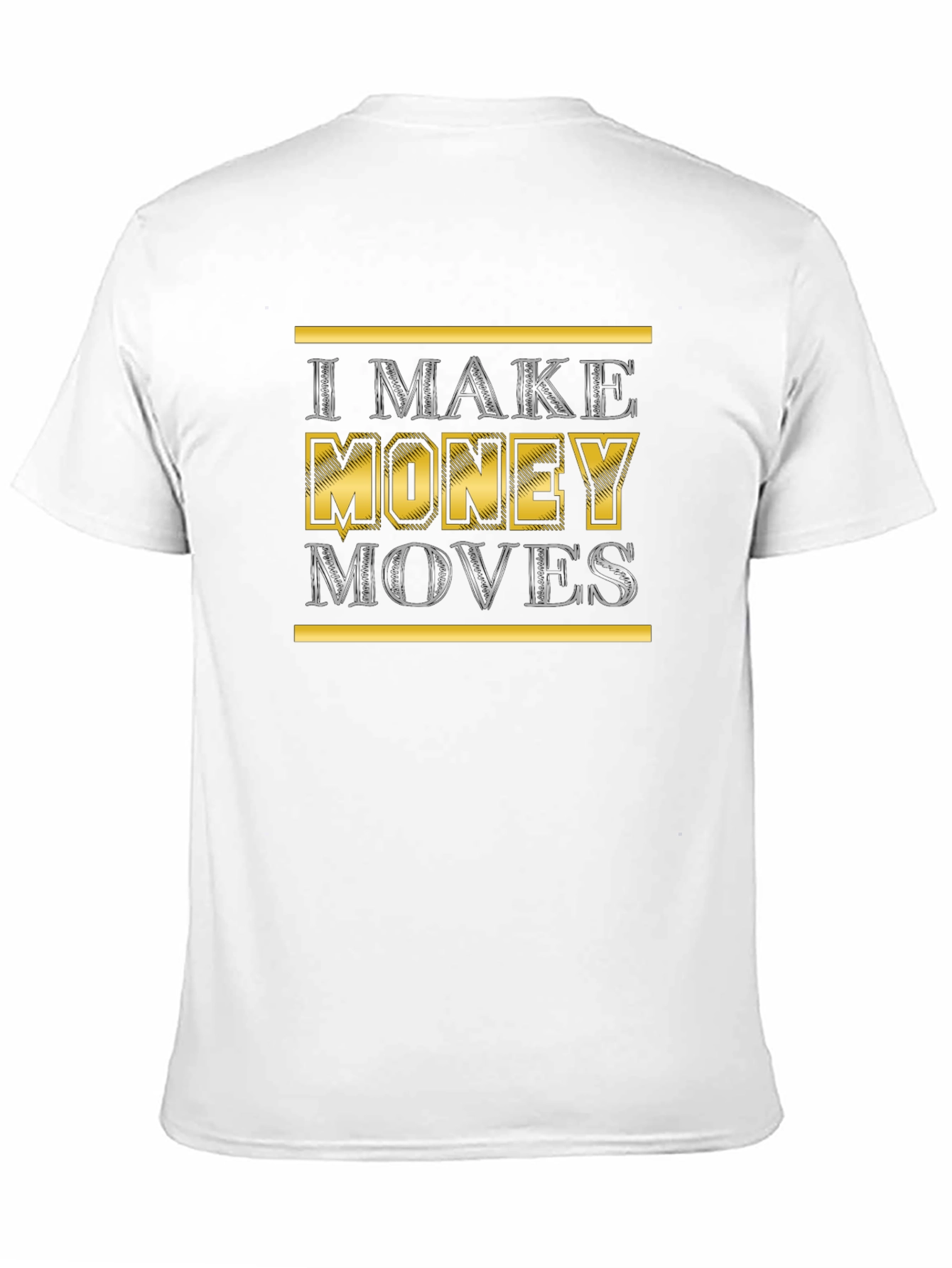 I Make Money Moves Graphic Tee - Black