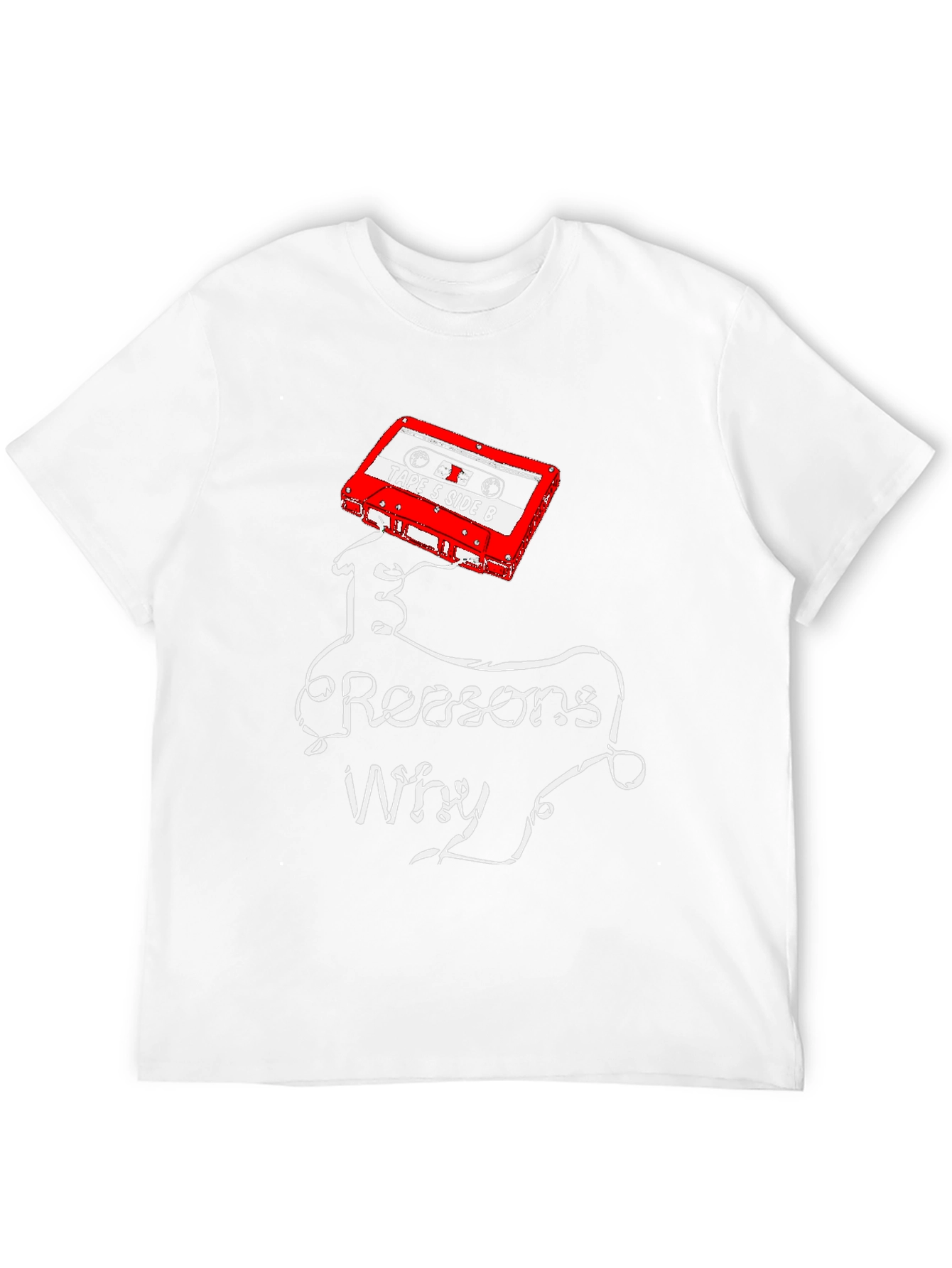 13 Reasons Why Cassette Tape Graphic T-Shirt