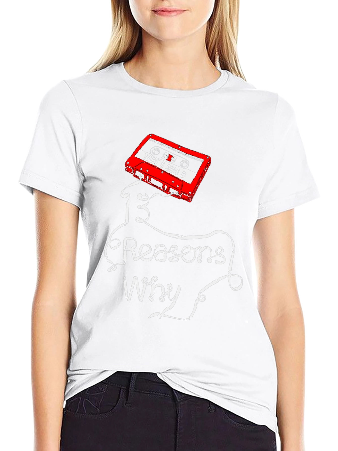 13 Reasons Why Cassette Tape Graphic T-Shirt